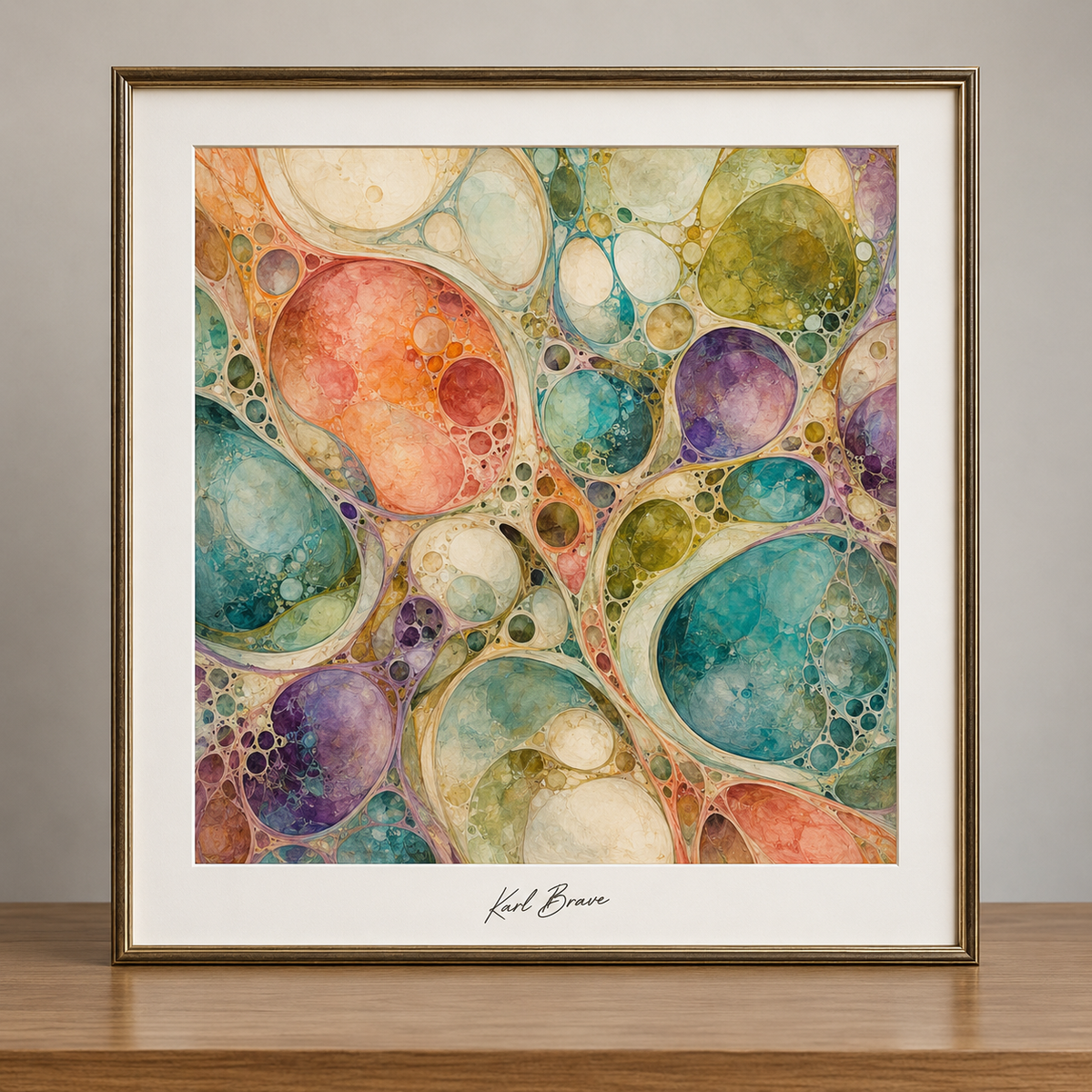 Cellular Ecosystem in Coral and Turquoise