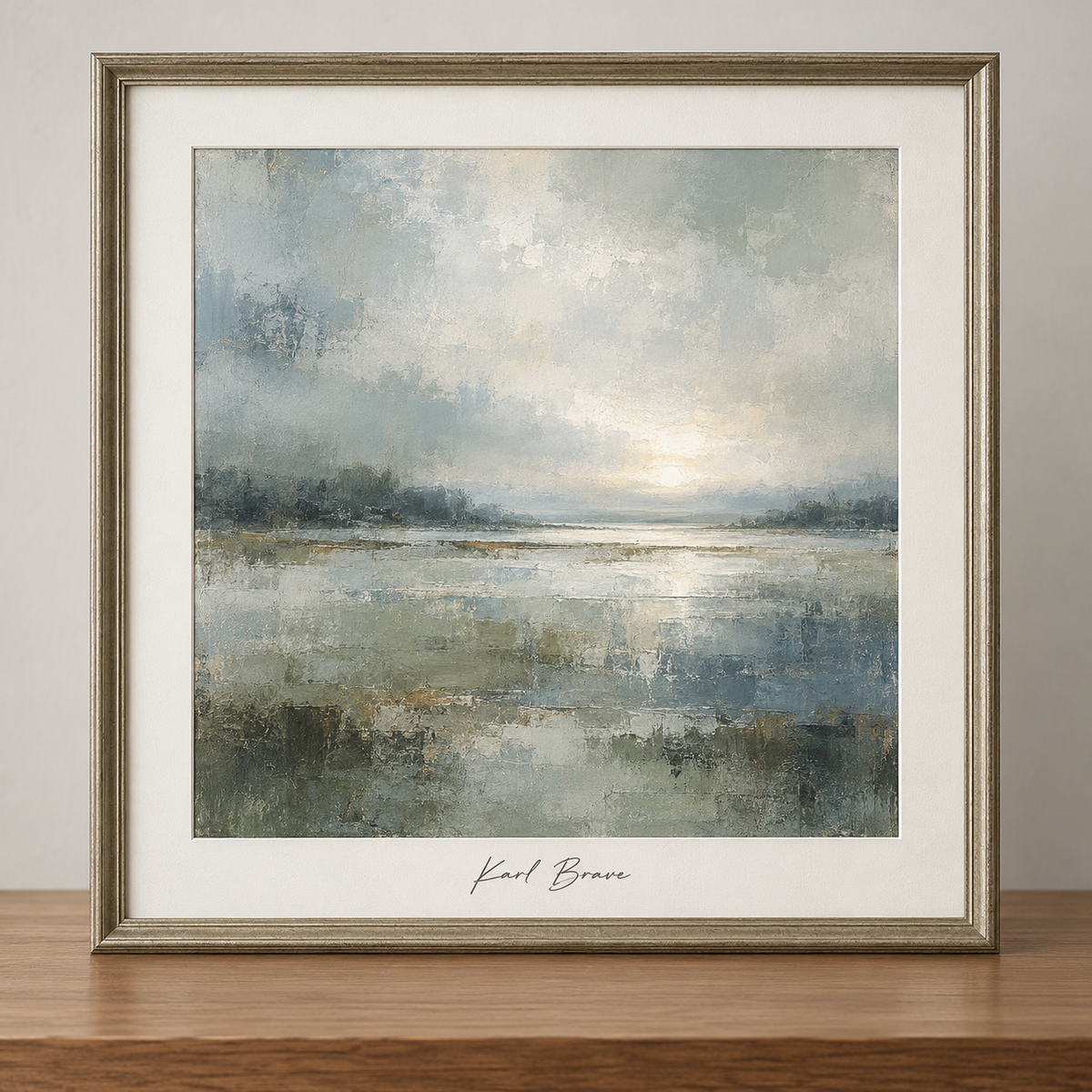 Distant Light Through Sage Mist