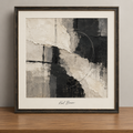 Monochrome relief, signed Karl Brave